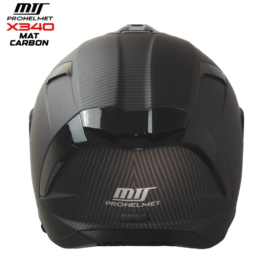 MTS X340 CARBON KAPALI KASK