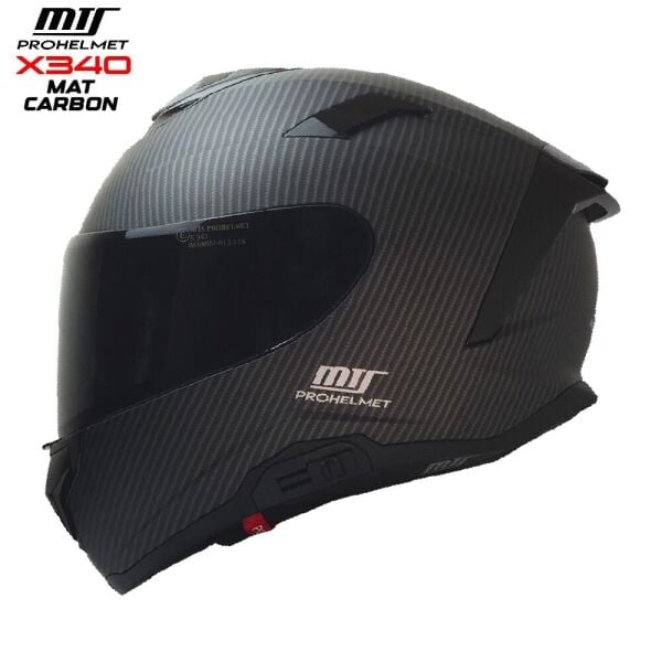 MTS X340 CARBON KAPALI KASK 2XL