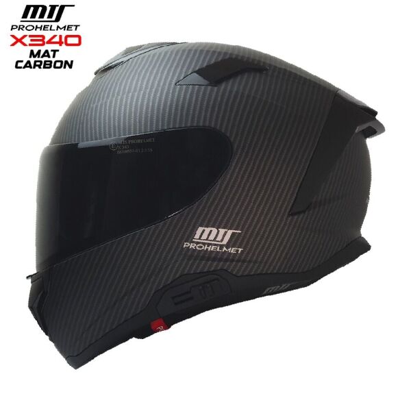 MTS X340 CARBON KAPALI KASK L