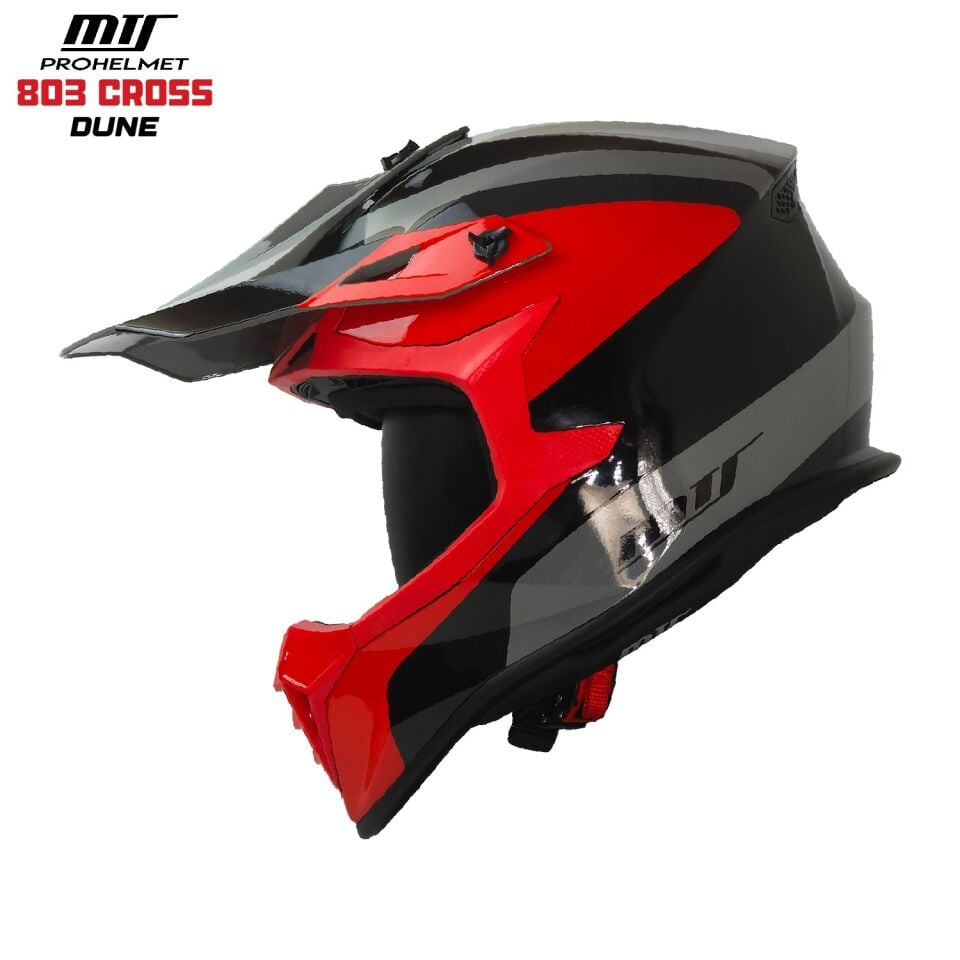 MTS 803 DUNE CROSS KASK KIRMIZI