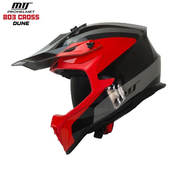 MTS 803 DUNE CROSS KASK KIRMIZI M