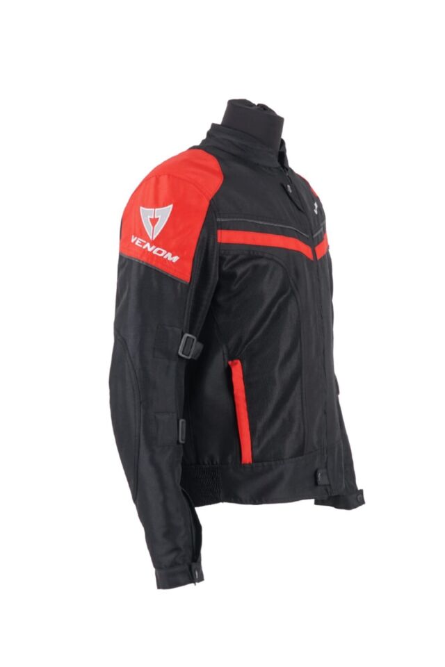 Dynamıc Pro Yeni Sezon Kırımız-siyah 4 Mevsim Motosiklet Montu L