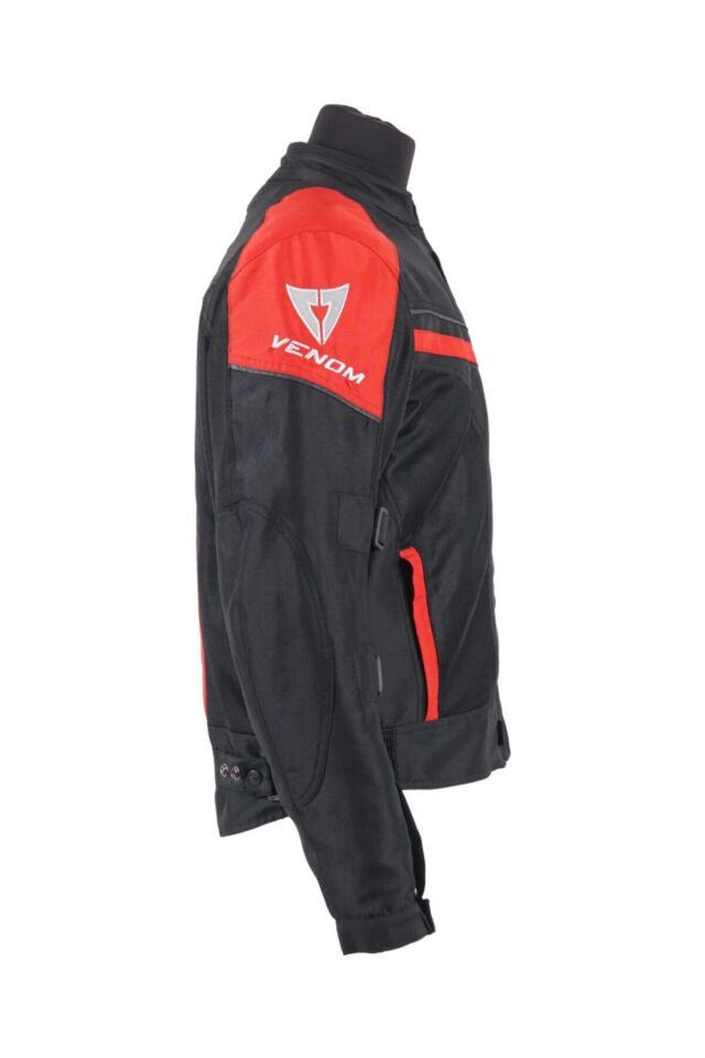 Dynamıc Pro Yeni Sezon Kırımız-siyah 4 Mevsim Motosiklet Montu L