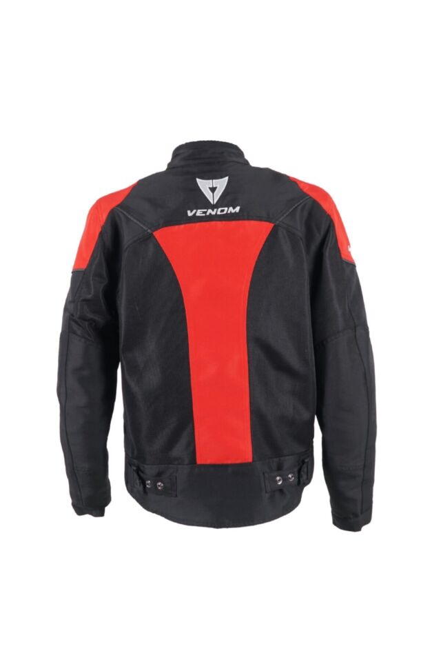 Dynamıc Pro Yeni Sezon Kırımız-siyah 4 Mevsim Motosiklet Montu XL