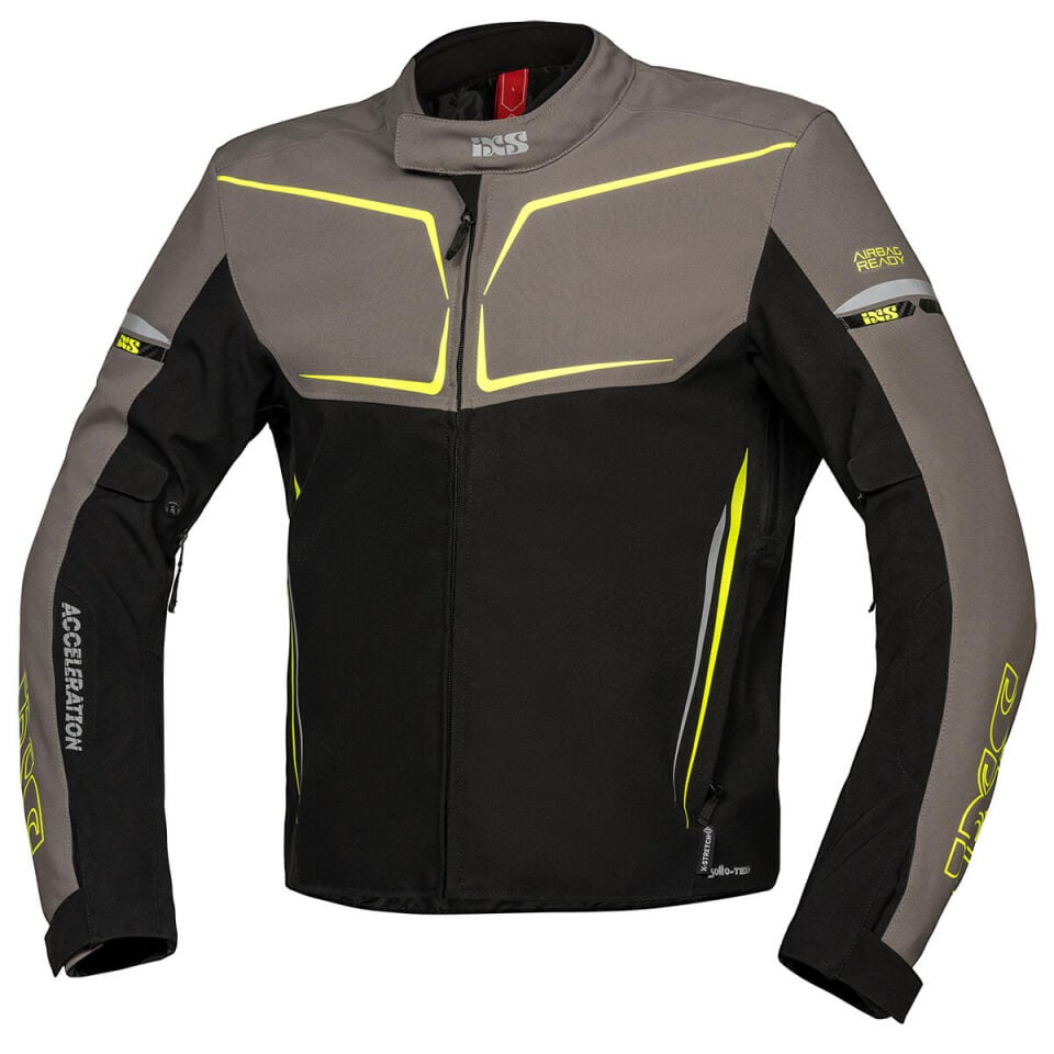 IXS TS-PRO ST+ SPORT JACKET BLUE FLUO YELLOW