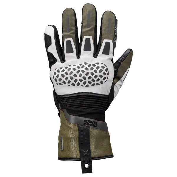 IXS VENTURE-STX 1.0 LAMINATED GLOVES LIGHT GREY-OLIVE-BLACK