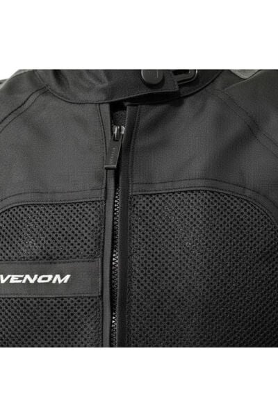 Motosiklet Montu Dynamic Siyah-Gri 4 Mevsim Motorcu Montu