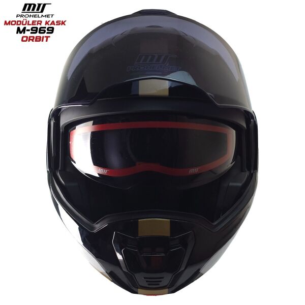 MTS M-969 ORBİT 180 DERECE AÇILIR KASK XXL