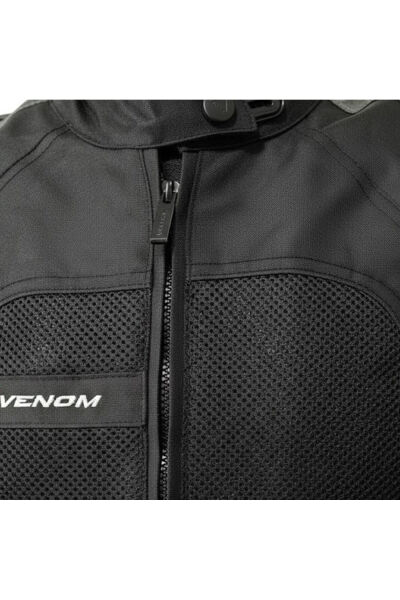 Motosiklet Montu Dynamic Siyah-Gri 4 Mevsim Motorcu Montu 2XL