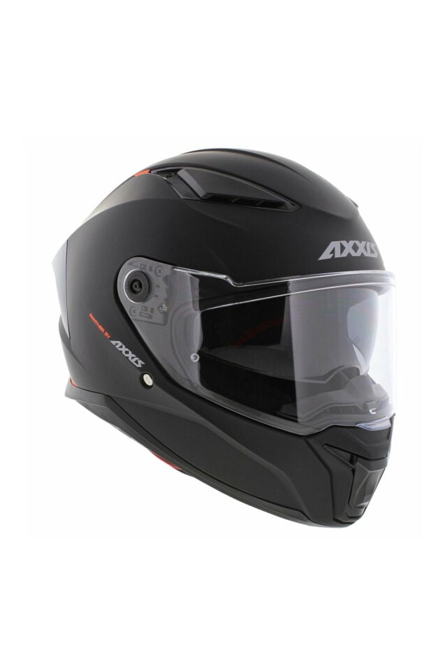 Panther SV Solid A1 Matt Black Güneş Vizörlü Full Face Motosiklet Kaskı