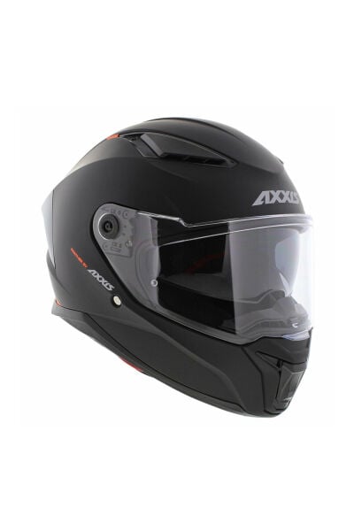 Panther SV Solid A1 Matt Black Güneş Vizörlü Full Face Motosiklet Kaskı
