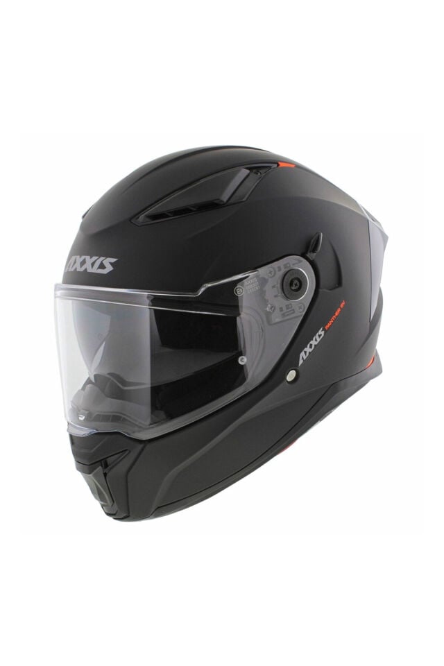 Panther SV Solid A1 Matt Black Güneş Vizörlü Full Face Motosiklet Kaskı