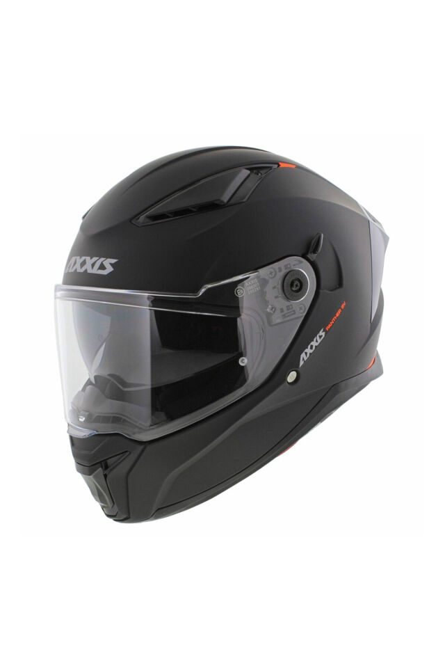 Panther SV Solid A1 Matt Black Güneş Vizörlü Full Face Motosiklet Kaskı 2XL - MAT SİYAH