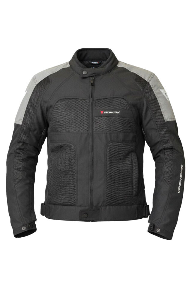 Motosiklet Montu Dynamic Siyah-Gri 4 Mevsim Motorcu Montu XL