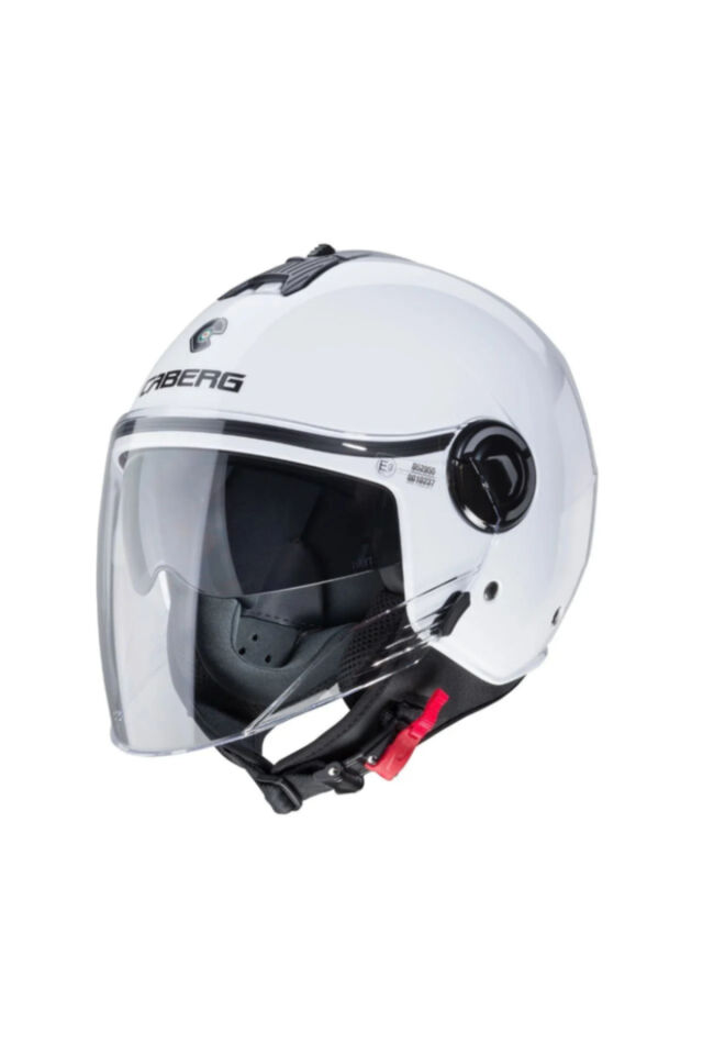 Riviera V4 Açık Mavi Açık Motosiklet Kaskı BEYAZ - L