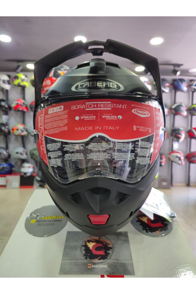 TOURMAX X MATT BLACK(Mat Siyah) Çeneden açılır kask